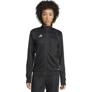 adidas womens Tiro 25 Essentials Training Jacket(Black/Easy Pink/White)