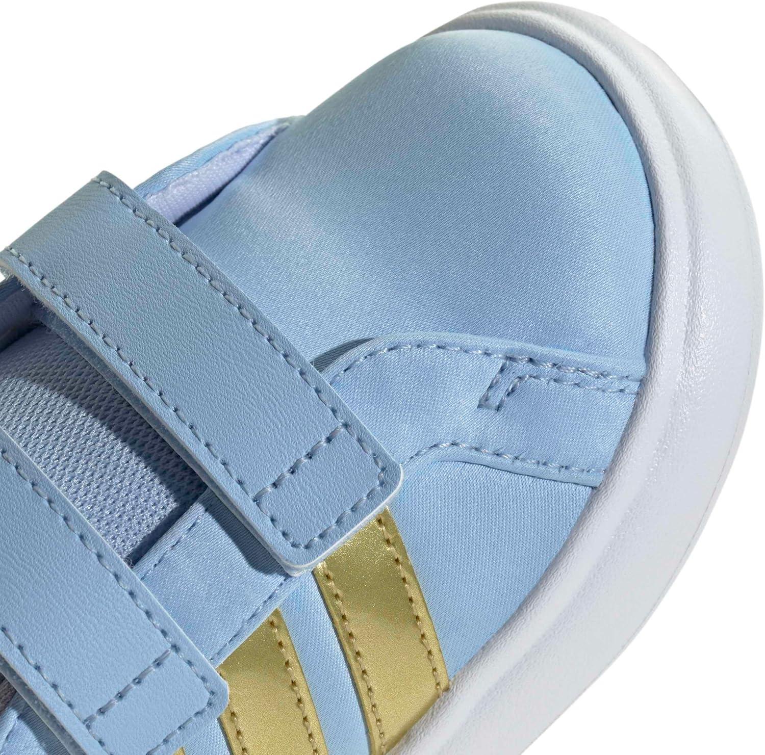 image:imageAdidas BabyBoys Grand Court 30 Cf IGlow BlueGold MetallicIce LavenderFrozen