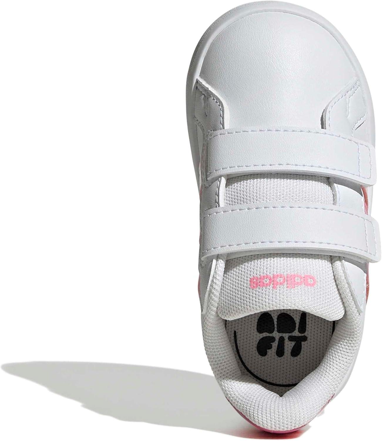 image:imageAdidas BabyBoys Grand Court 30 Cf IWhitePink FusionBliss Pink