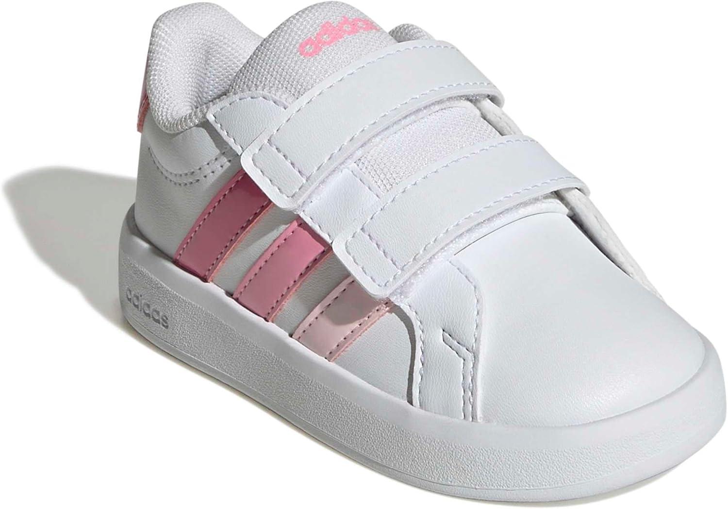 image:imageAdidas BabyBoys Grand Court 30 Cf IWhitePink FusionBliss Pink