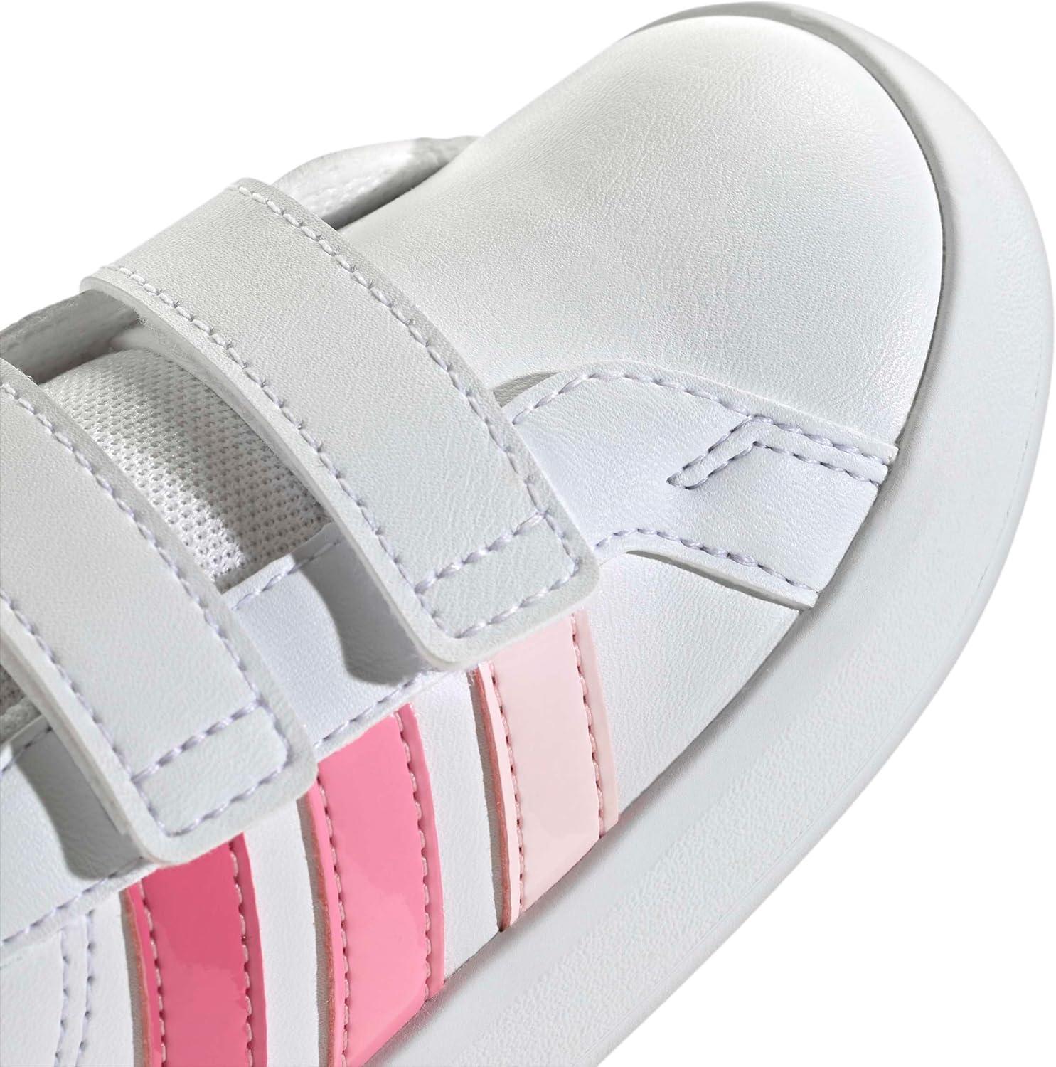 image:imageAdidas BabyBoys Grand Court 30 Cf IWhitePink FusionBliss Pink