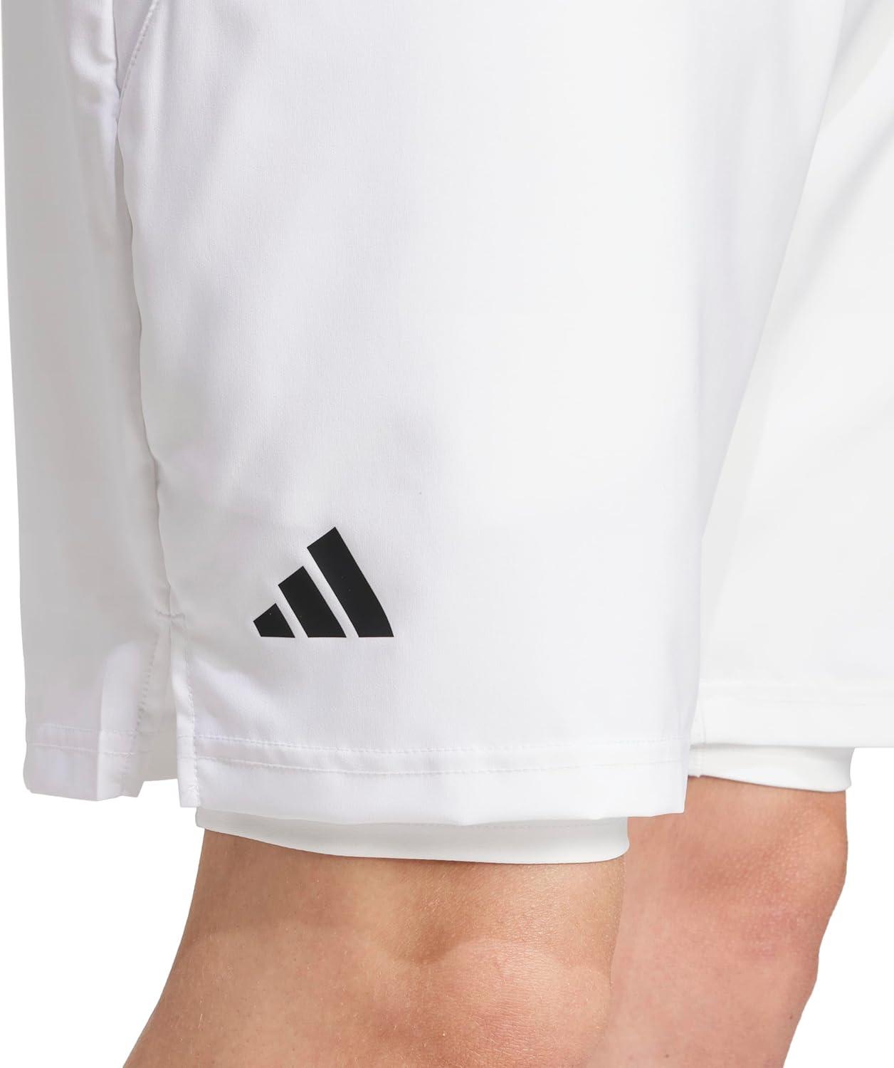 image:imageAdidas Mens Club Tennis Climacool Twoinone ShortsWhite