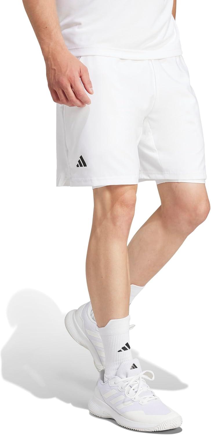 image:imageAdidas Mens Club Tennis Climacool Twoinone ShortsWhite