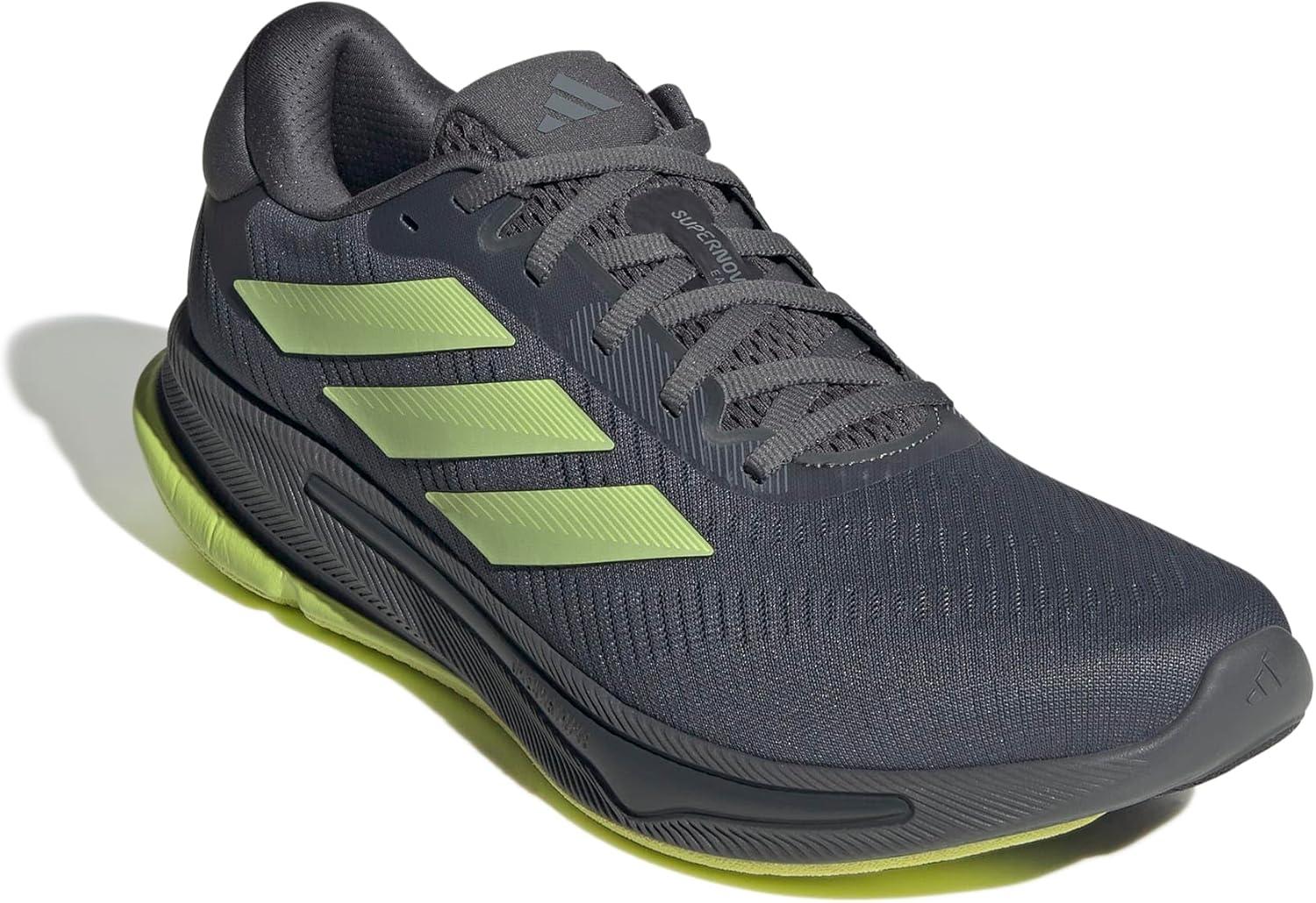 image:imageAdidas Mens Supernova Ease RunningGreyPulse LimeGrey