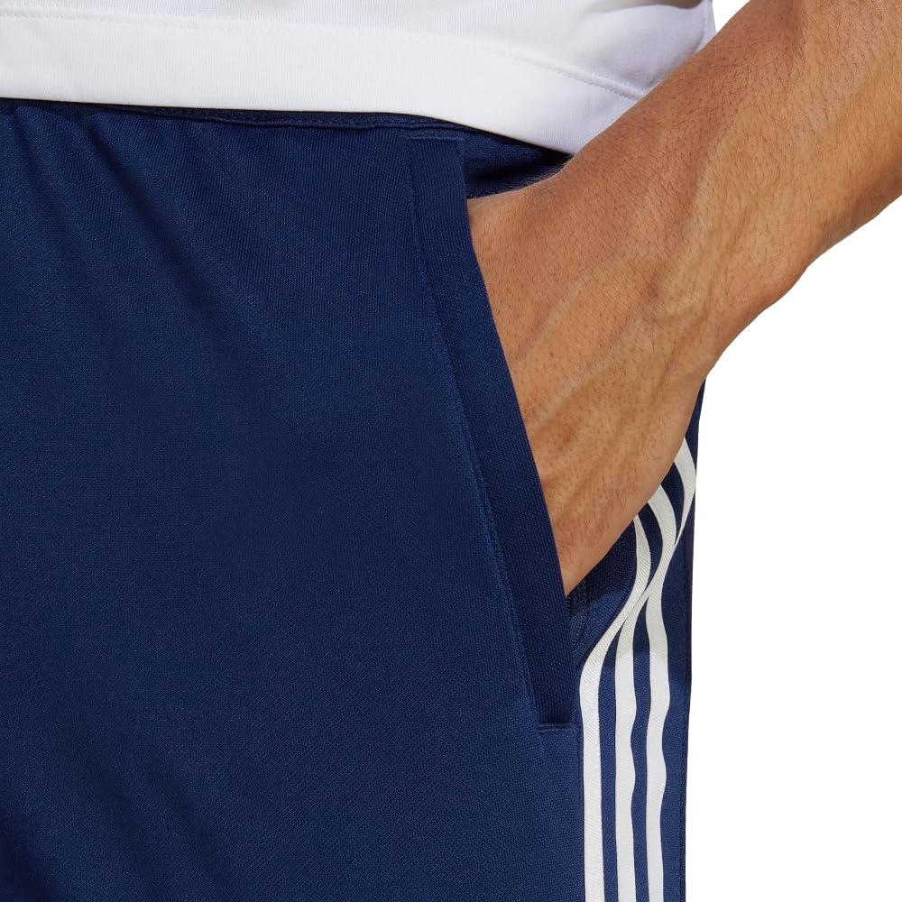 image:imageAdidas Mens Train Essentials 3Stripes PantsDark BlueWhite