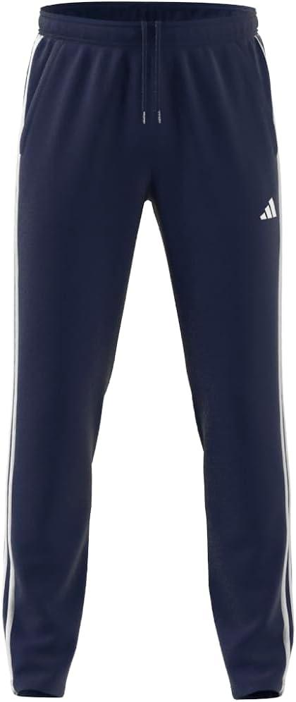 image:imageAdidas Mens Train Essentials 3Stripes PantsDark BlueWhite