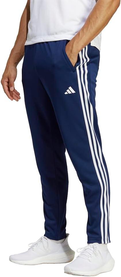 image:imageAdidas Mens Train Essentials 3Stripes PantsDark BlueWhite
