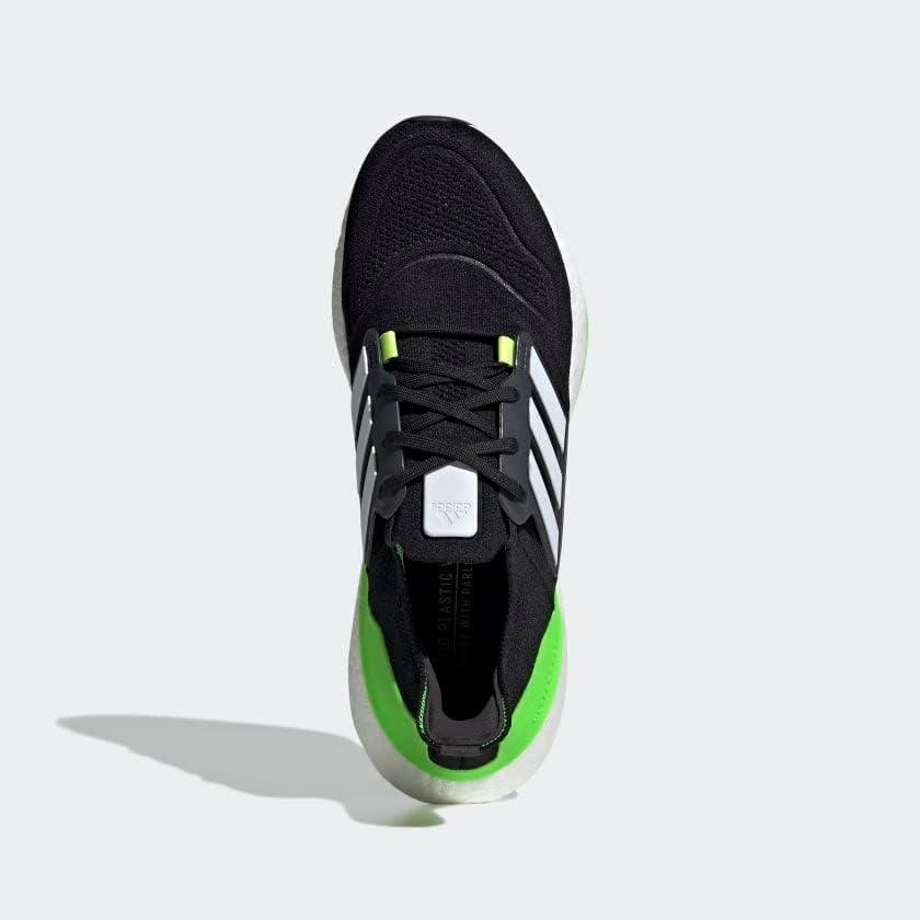 image:imageAdidas Mens Ultraboost 22 Heatrdy Running ShoesRunning ShoeBlackWhiteSolar Green
