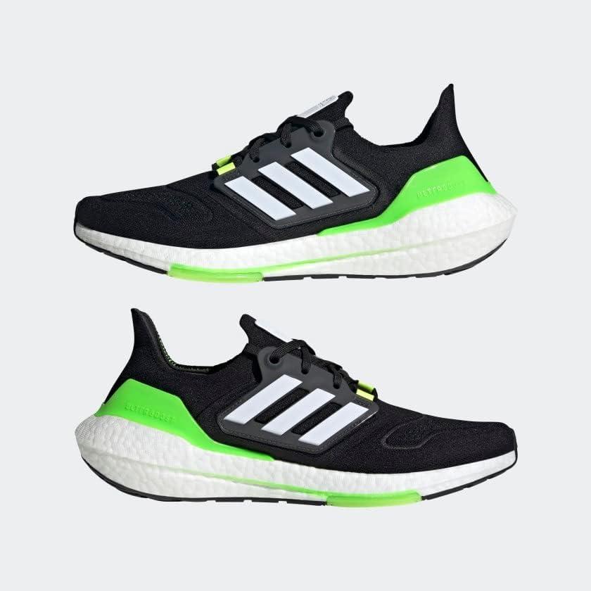 image:imageAdidas Mens Ultraboost 22 Heatrdy Running ShoesRunning ShoeBlackWhiteSolar Green