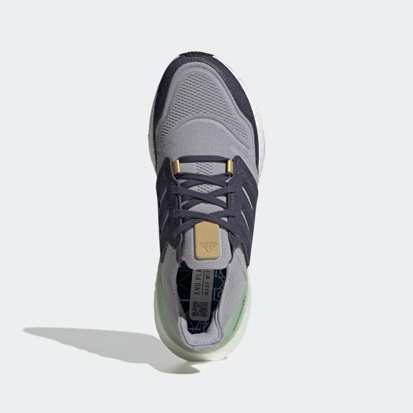 image:imageAdidas Mens Ultraboost 22 Heatrdy Running ShoesRunning ShoeHalo SilverShadow NavyLinen Green