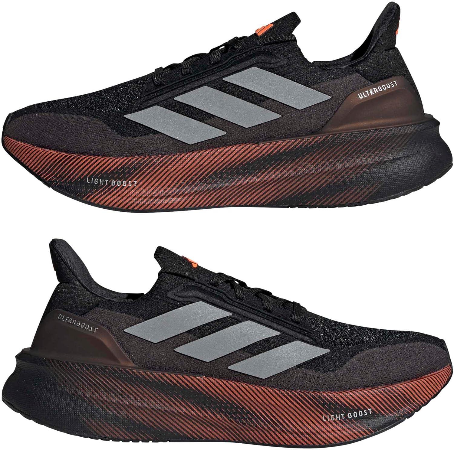 image:imageAdidas Mens Ultraboost 5X RunningBlackSilver MetallicLucid Orange