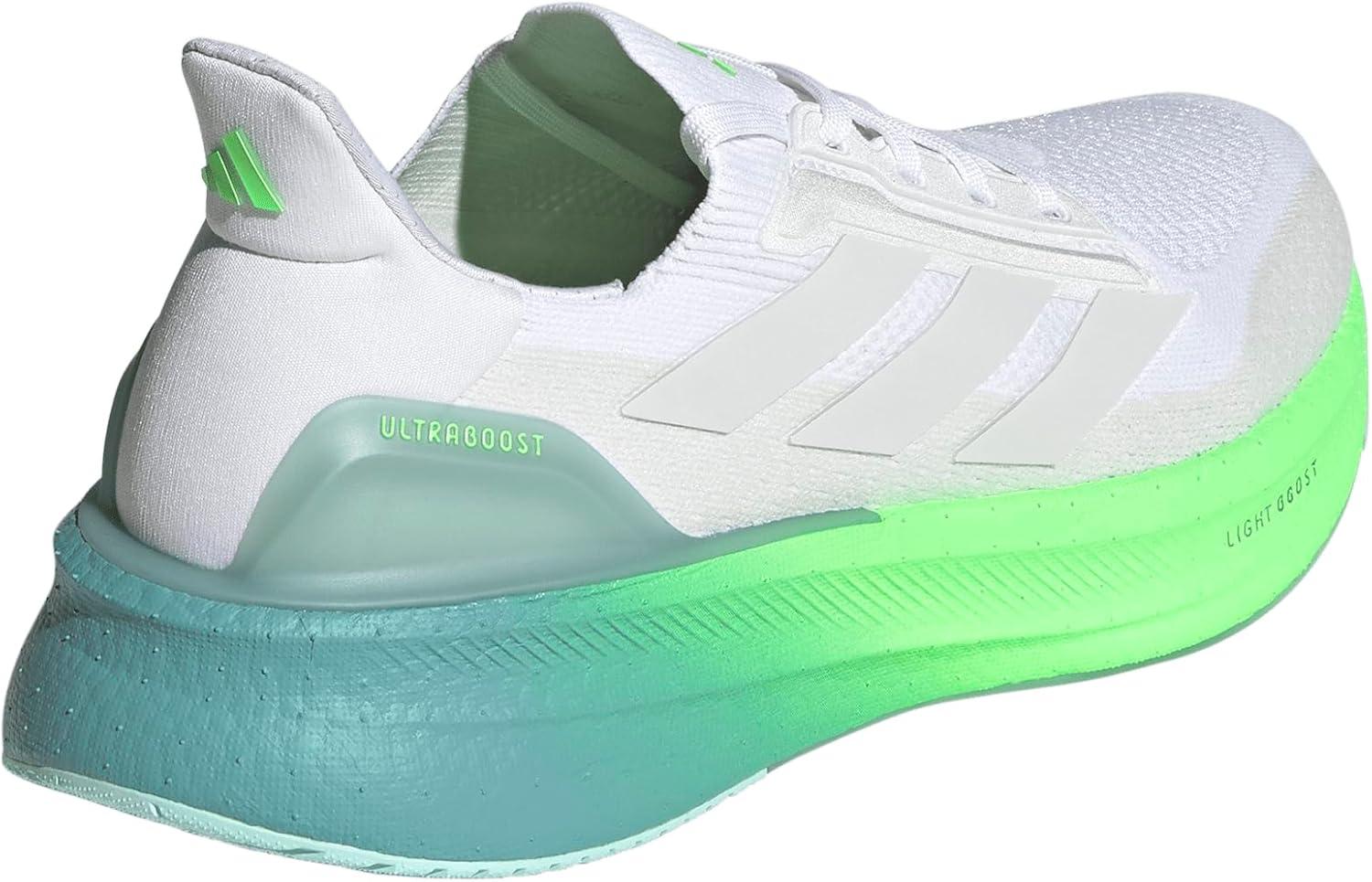image:imageAdidas Mens Ultraboost 5X RunningWhiteDash GreyLime Burst
