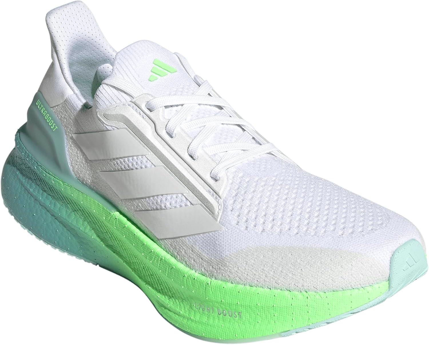 image:imageAdidas Mens Ultraboost 5X RunningWhiteDash GreyLime Burst