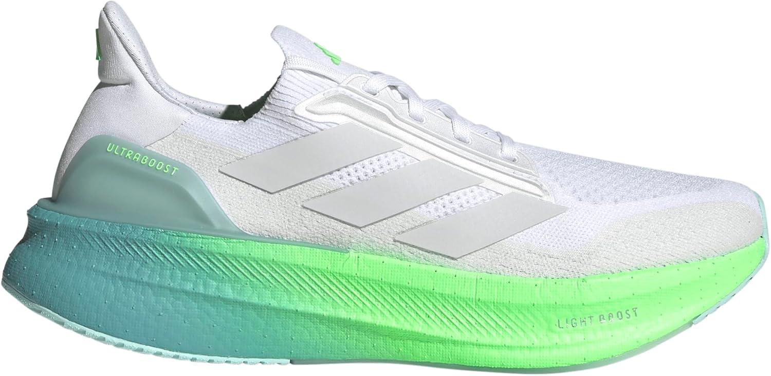 image:imageAdidas Mens Ultraboost 5X RunningWhiteDash GreyLime Burst
