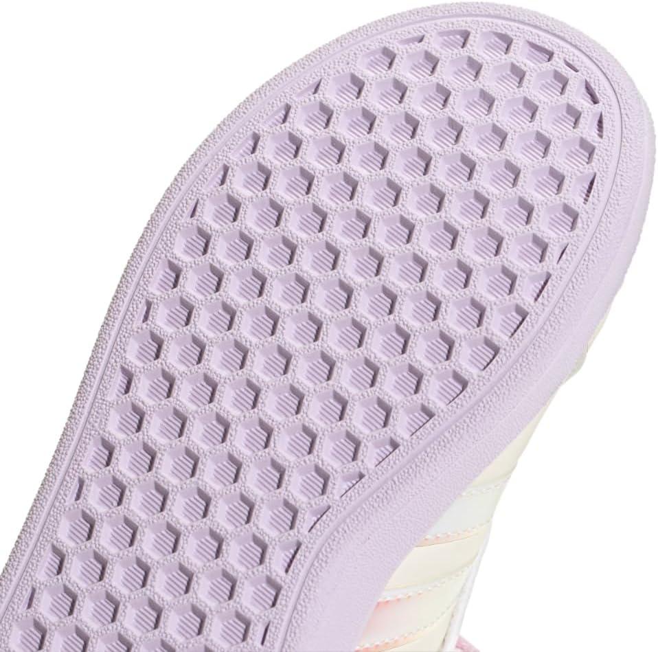 image:imageAdidas UnisexChild Grand Court 20 Elastic Lace amp Strap DiscChalk WhiteChalk WhiteBliss Lilac
