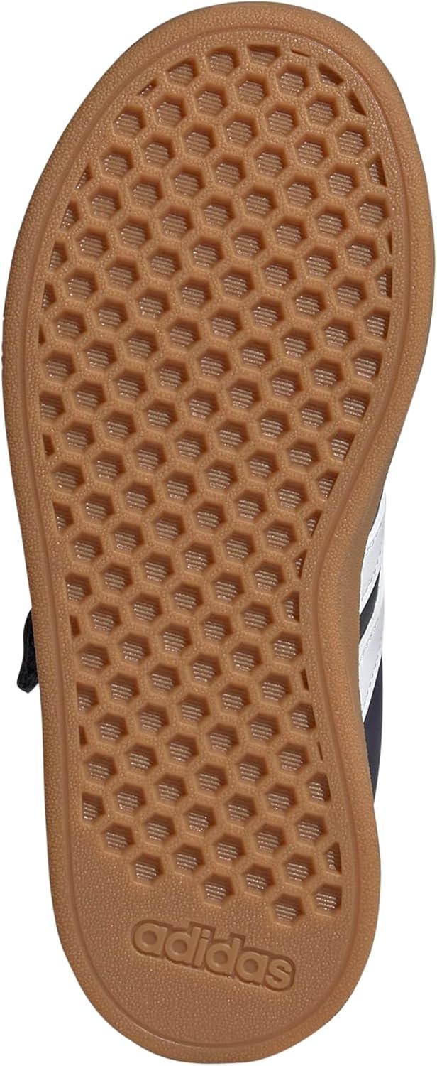 image:imageAdidas UnisexChild Grand Court 20 Elastic Lace amp Strap DiscShadow NavyWhiteGum
