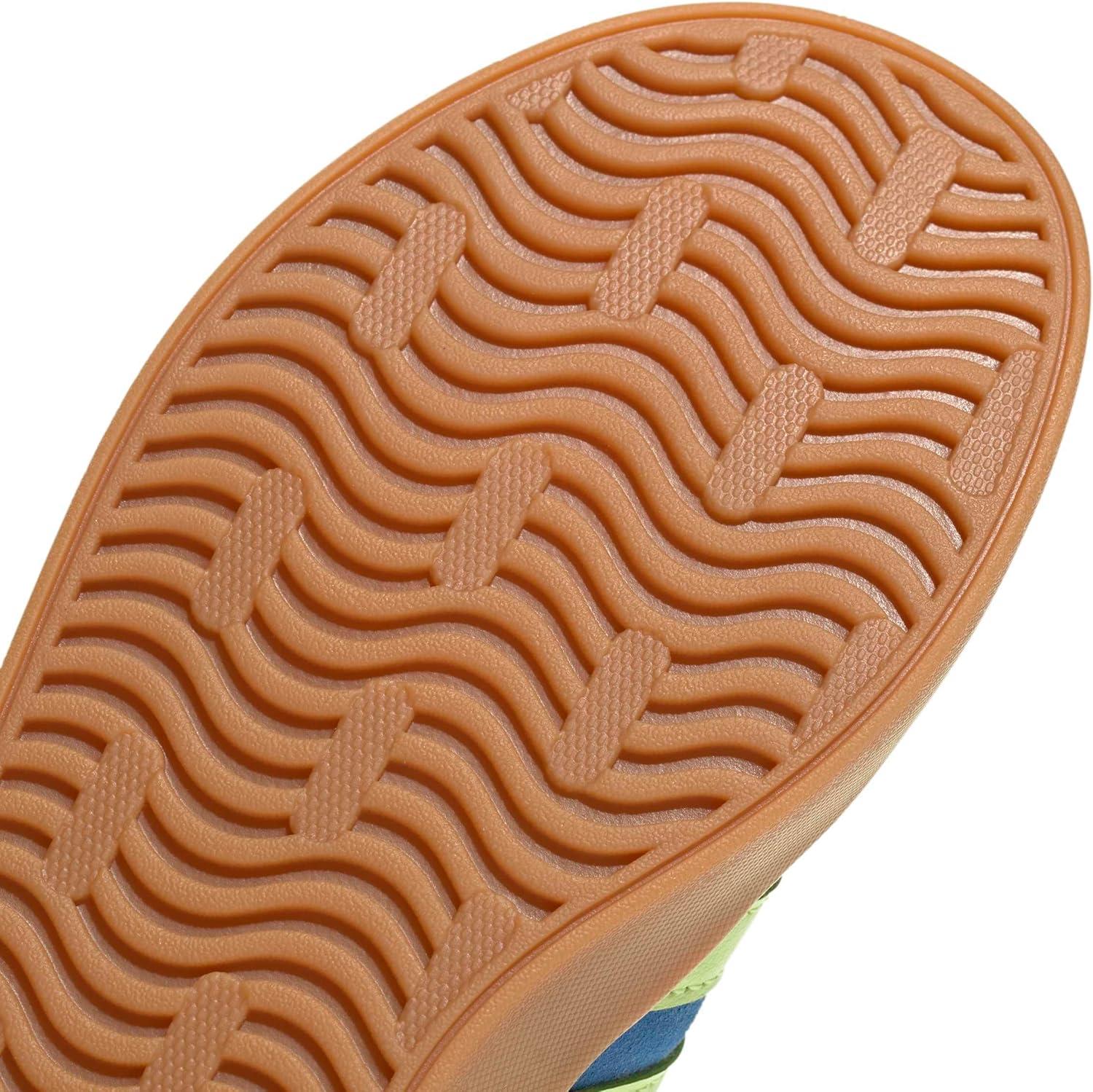 image:imageAdidas UnisexChild Vl Court 30 Elastic Lace amp StrapBright RoyalPulse LimeGum
