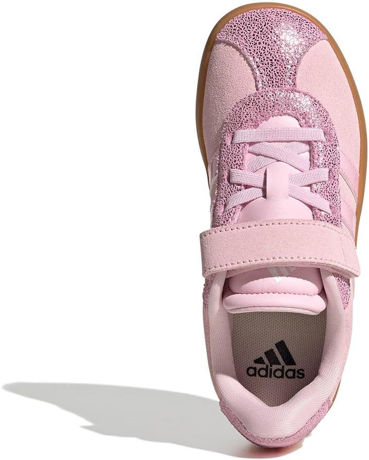 image:imageAdidas UnisexChild Vl Court 30 Elastic Lace amp StrapClear PinkClear PinkGum