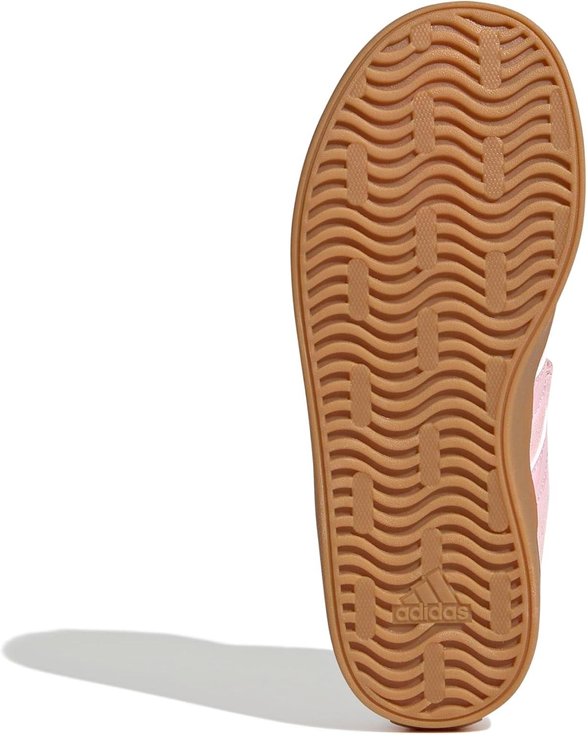 image:imageAdidas UnisexChild Vl Court 30 Elastic Lace amp StrapClear PinkClear PinkGum