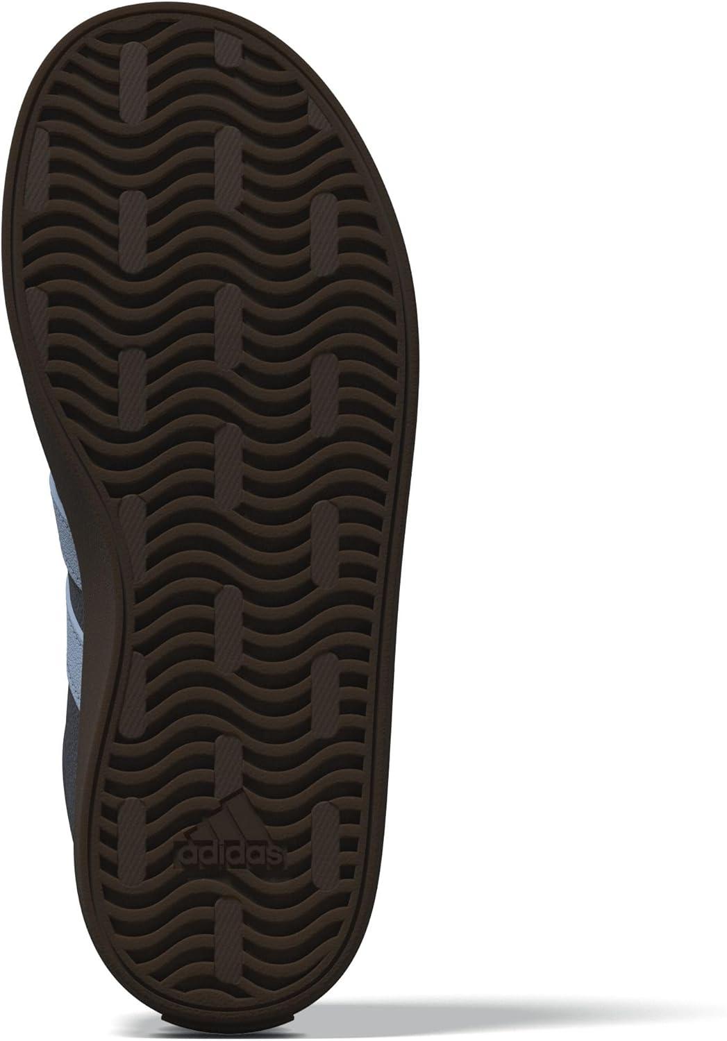 image:imageAdidas UnisexChild Vl Court 30 Elastic Lace amp StrapNight IndigoClear SkyGum