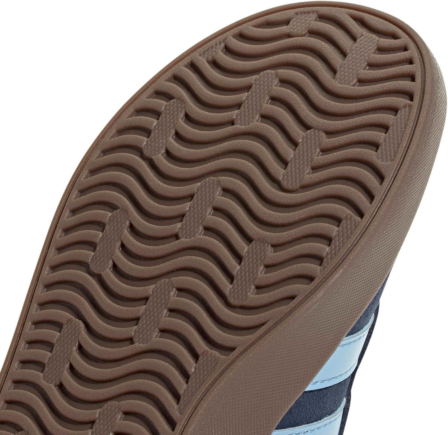 image:imageAdidas UnisexChild Vl Court 30 Elastic Lace amp StrapNight IndigoClear SkyGum