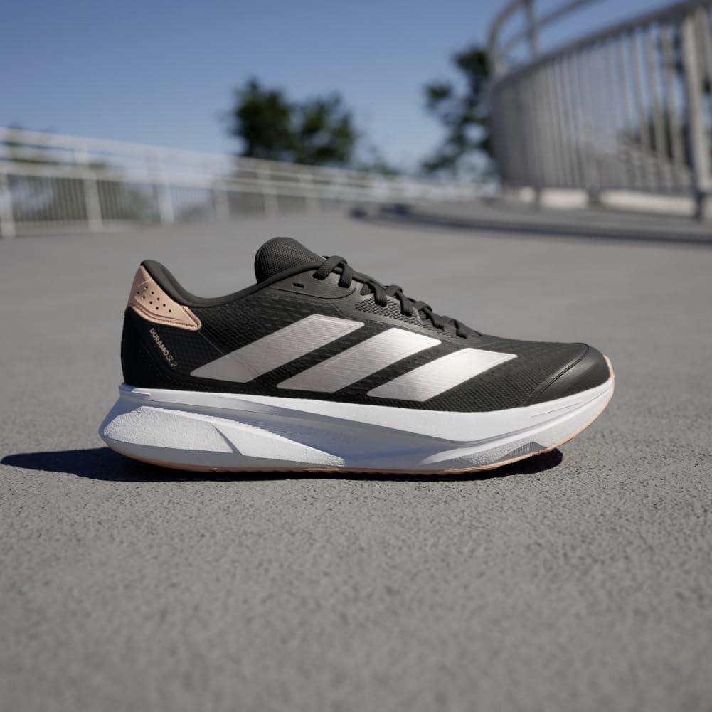 image:imageAdidas Womens Duramo Sl 2 RunningBlackChampagne MetallicPowder Coral