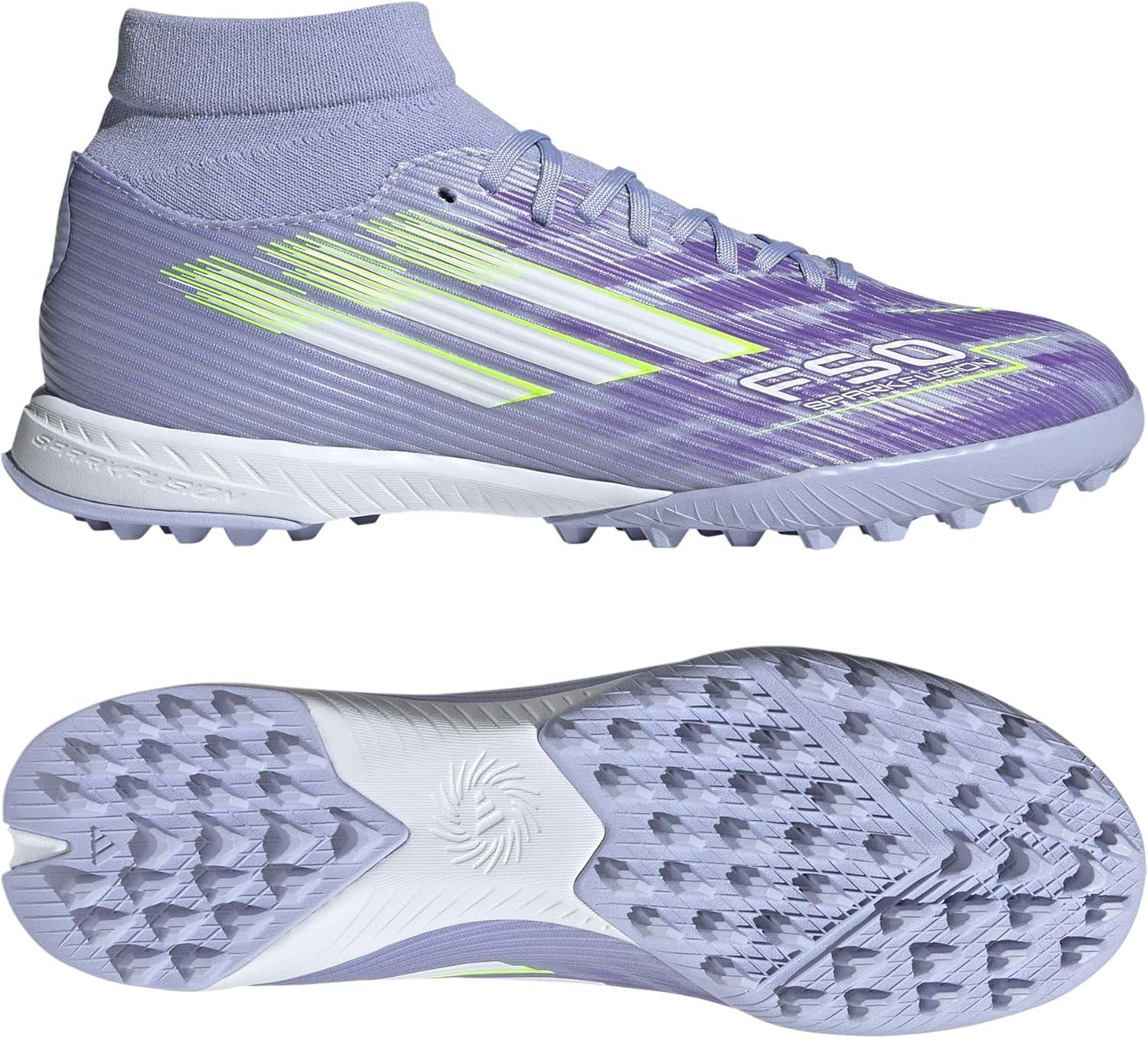 image:imageAdidas Womens F50 Sparkfusion League TurfViolet ToneLucid LemonPurple Rush