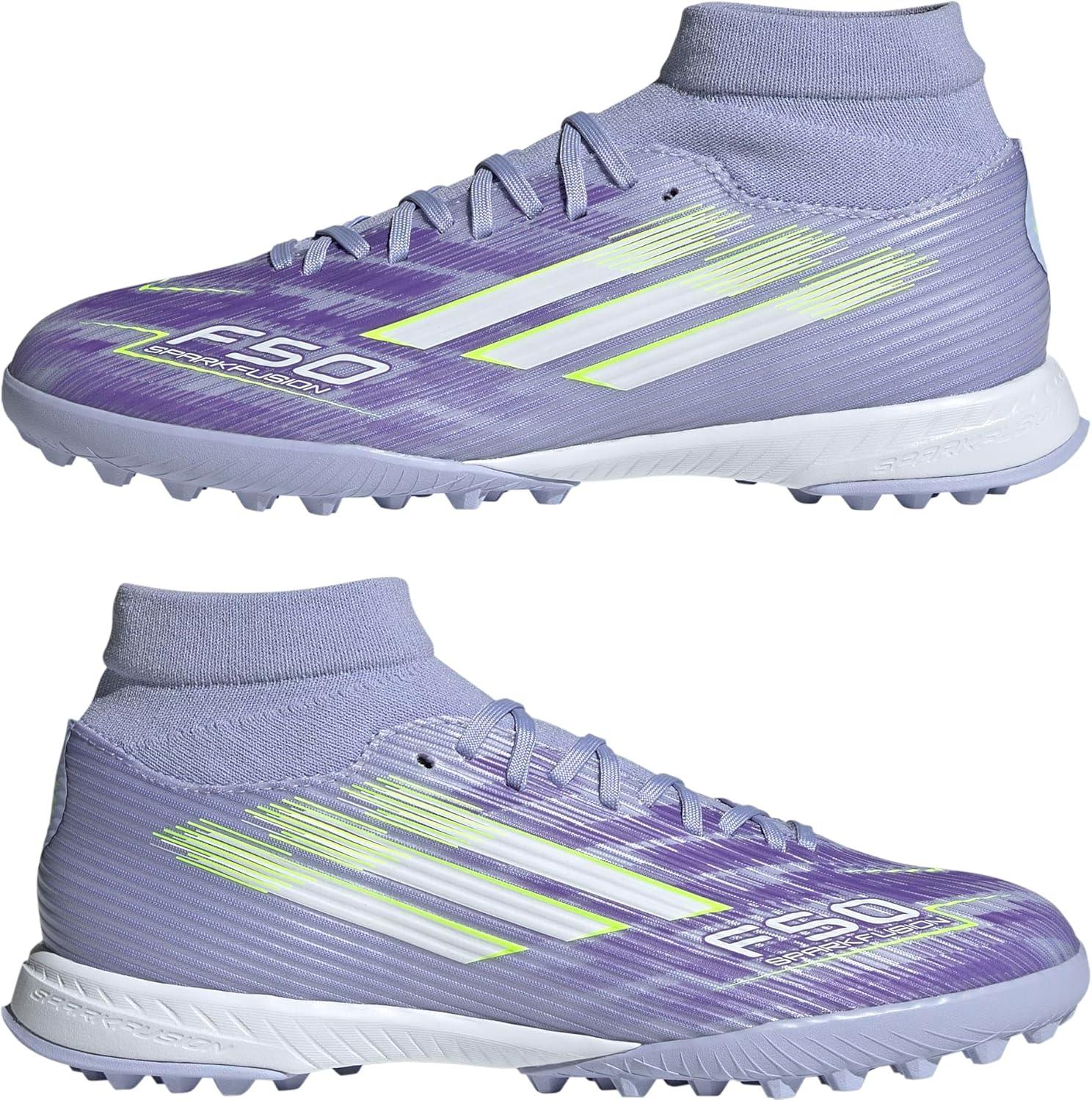 image:imageAdidas Womens F50 Sparkfusion League TurfViolet ToneLucid LemonPurple Rush