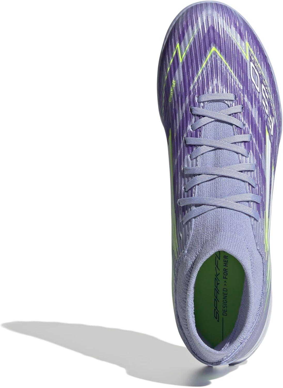image:imageAdidas Womens F50 Sparkfusion League TurfViolet ToneLucid LemonPurple Rush
