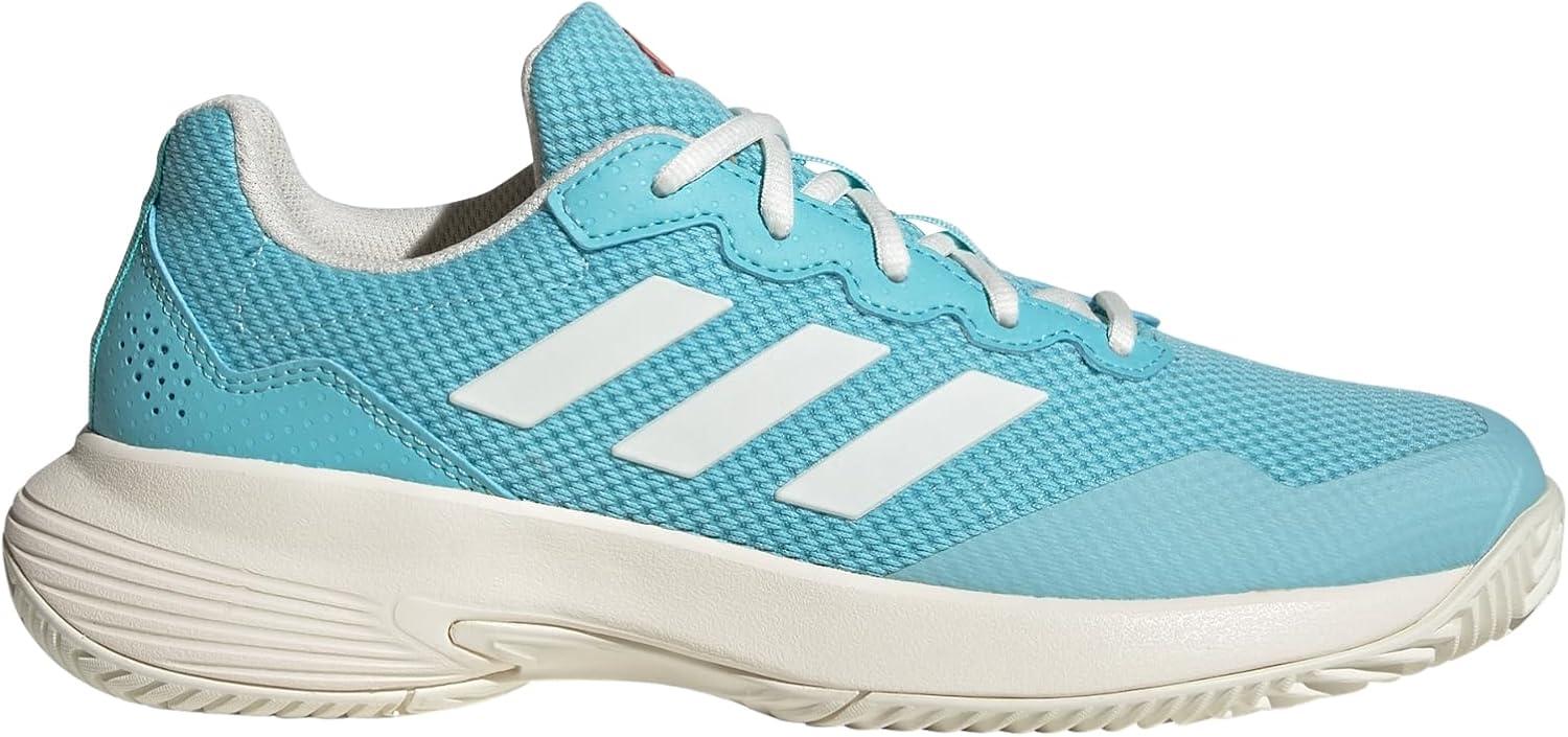 image:imageAdidas Womens Gamecourt 2 WSneakerLight AquaOff WhiteBright Red