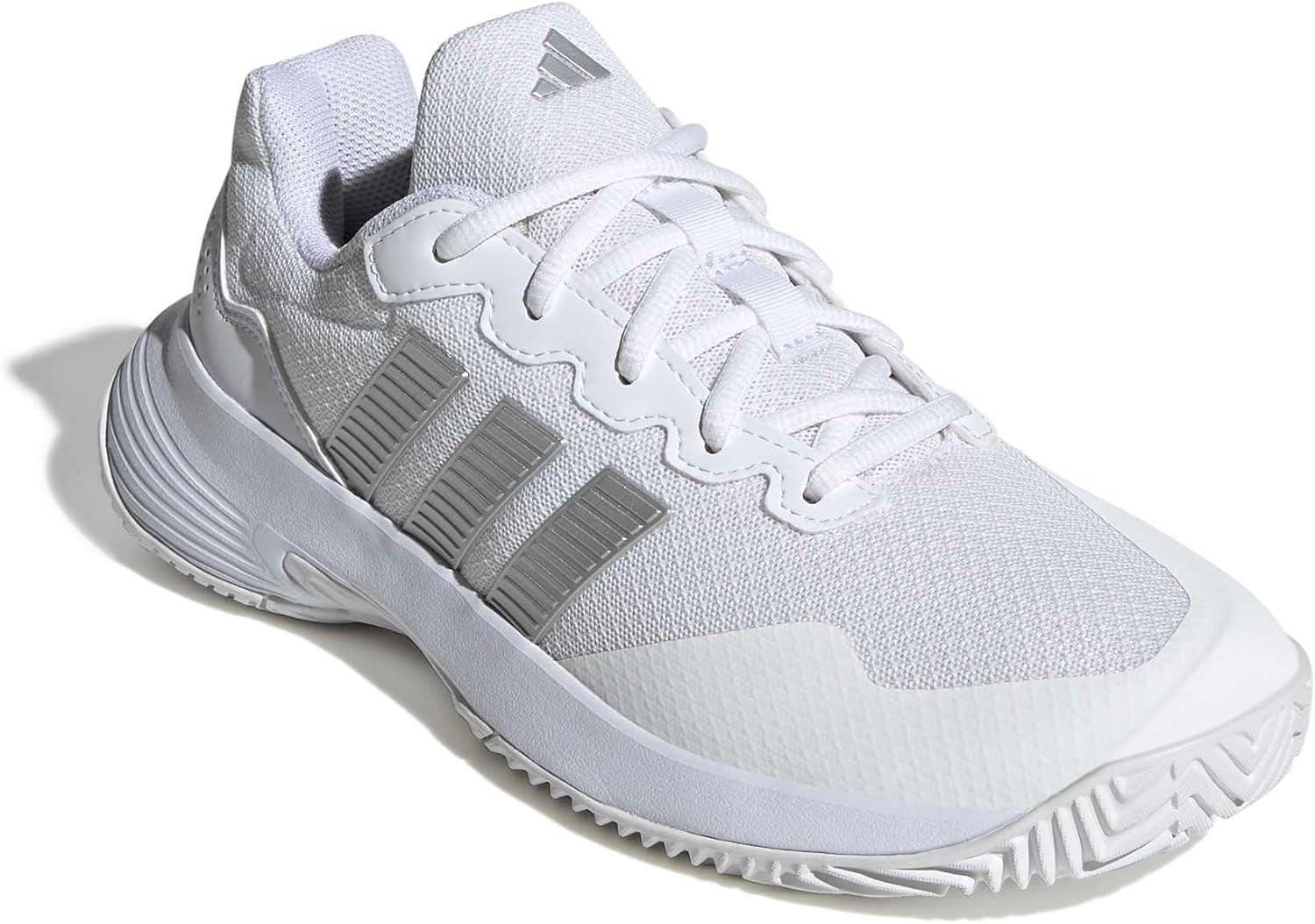 image:imageAdidas Womens Gamecourt 2 WSneakerWhiteSilver MetallicSilver Metallic
