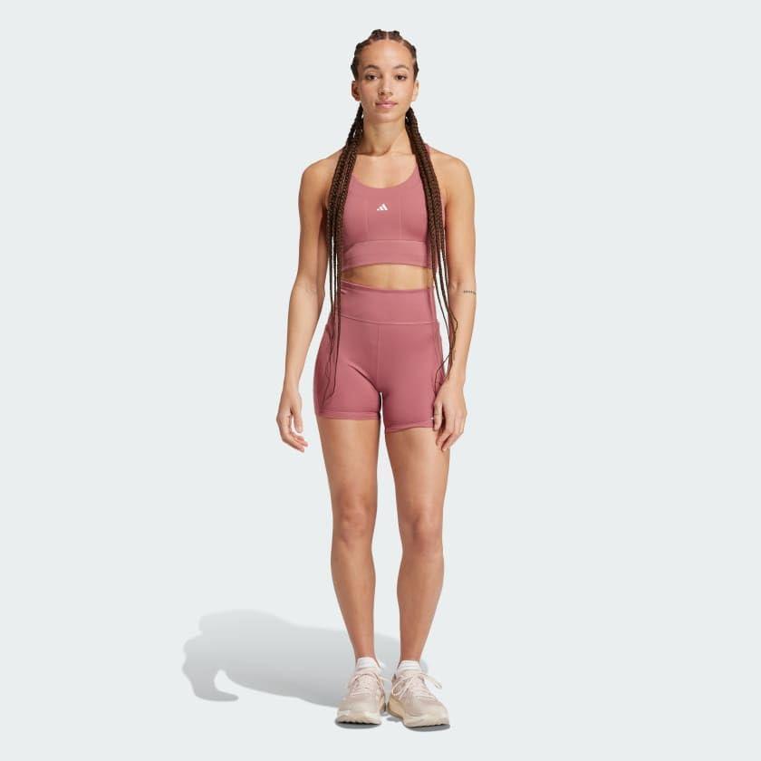 image:imageAdidas Womens Own The Run Short LeggingsPreloved Crimson
