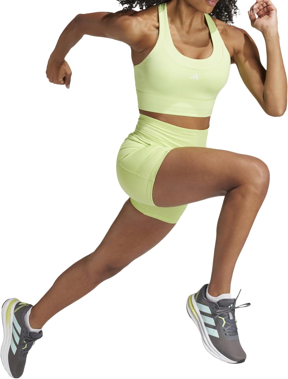 image:imageAdidas Womens Own The Run Short LeggingsPulse Lime