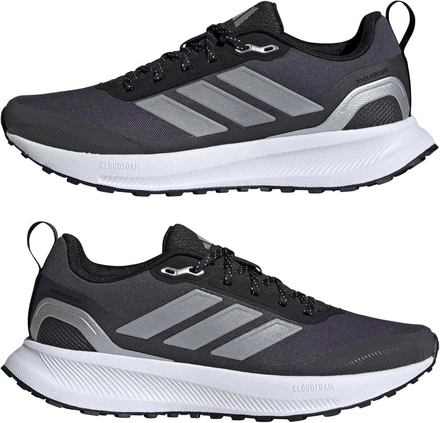 image:imageAdidas Womens Run Falcon 5 TrailCore Black Silver Metallic Carbon