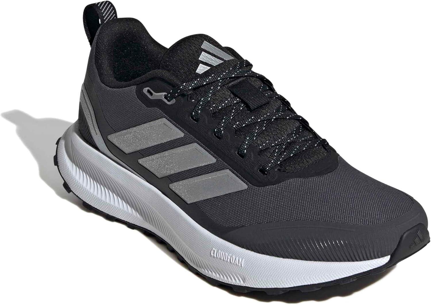image:imageAdidas Womens Run Falcon 5 TrailCore Black Silver Metallic Carbon