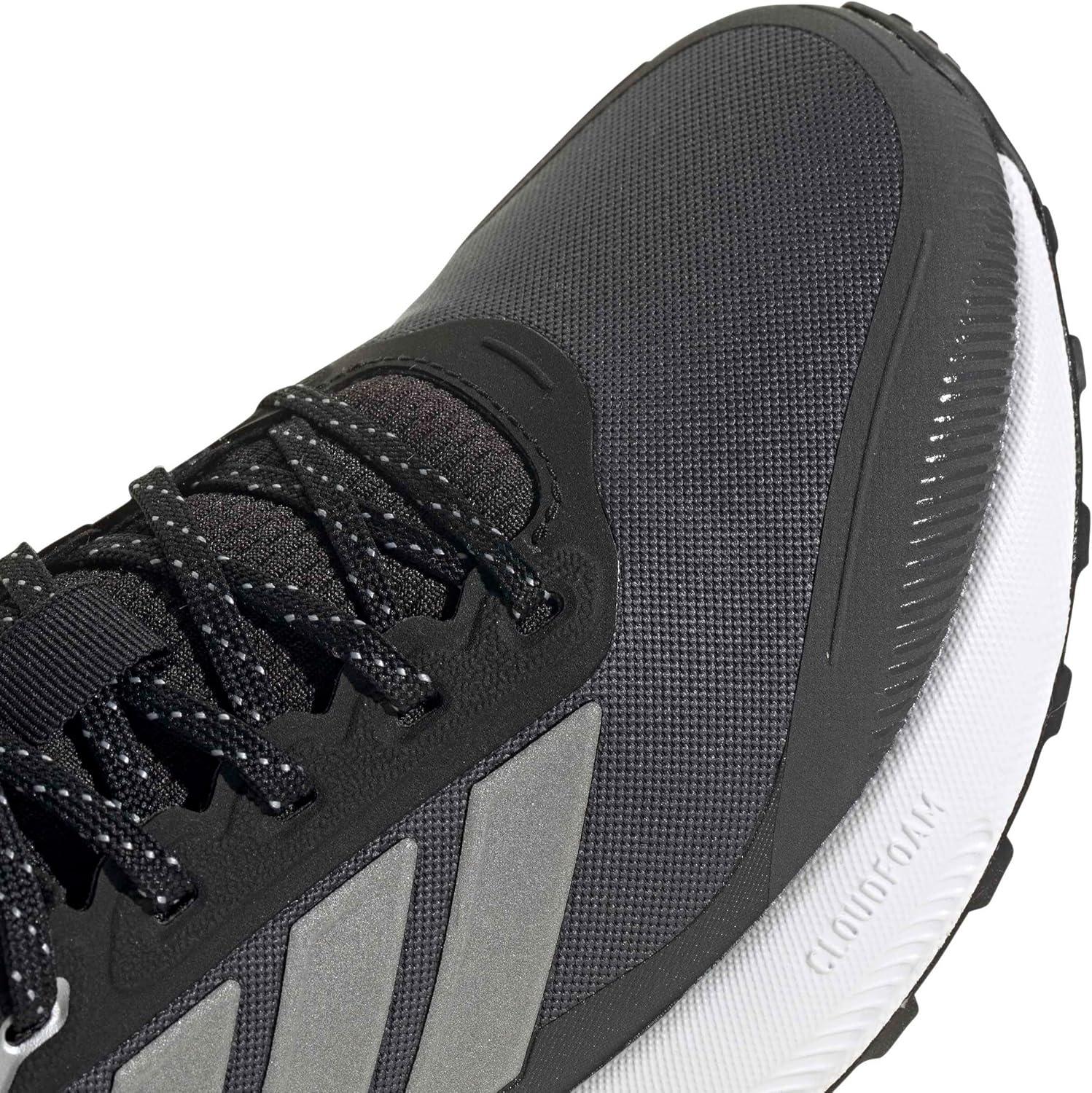 image:imageAdidas Womens Run Falcon 5 TrailCore Black Silver Metallic Carbon
