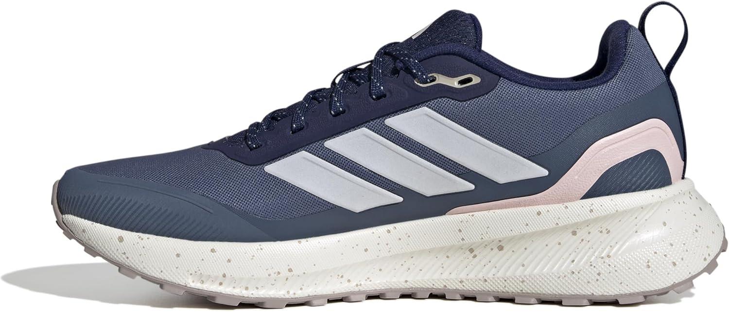 image:imageAdidas Womens Run Falcon 5 TrailDark BlueWhiteWonder Taupe