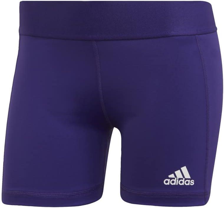 image:imageAdidas Womens Techfit Volleyball ShortsTeam Colleg PurpleWhite