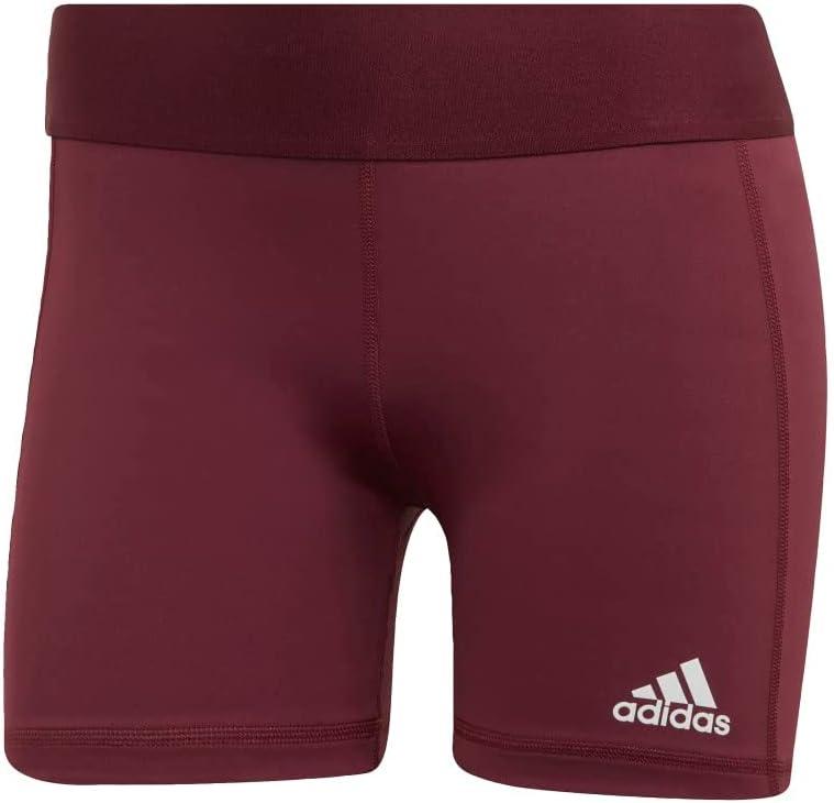 image:imageAdidas Womens Techfit Volleyball ShortsTeam MaroonWhite