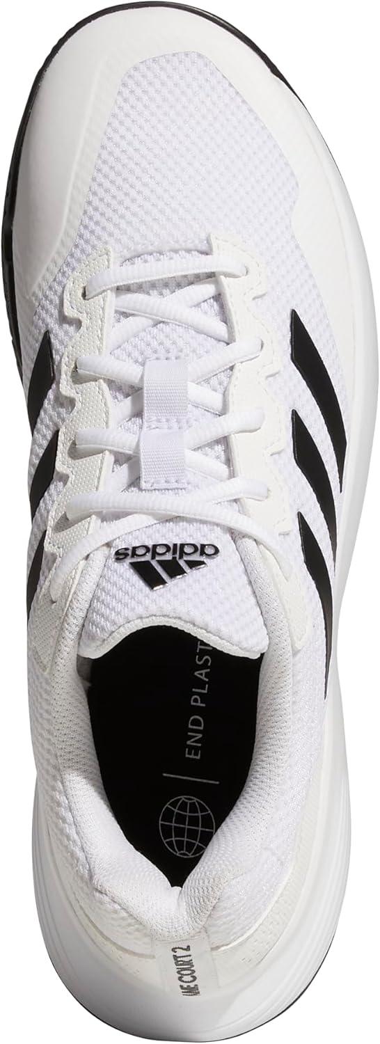 image:imageadidas Mens Gamecourt 20 Tennis ShoeWhiteBlackWhite