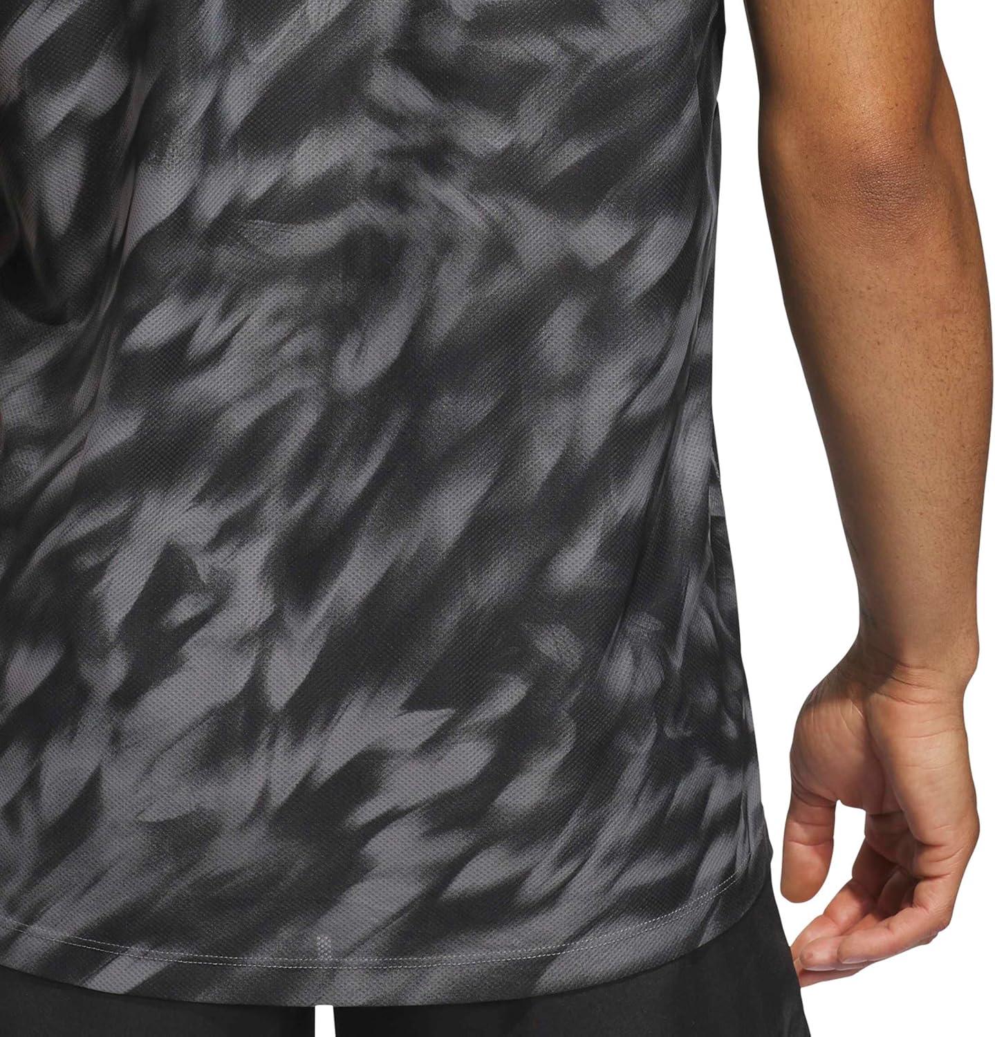 image:imageadidas Mens Own The Run All Over Printed TShirtGreyBlack