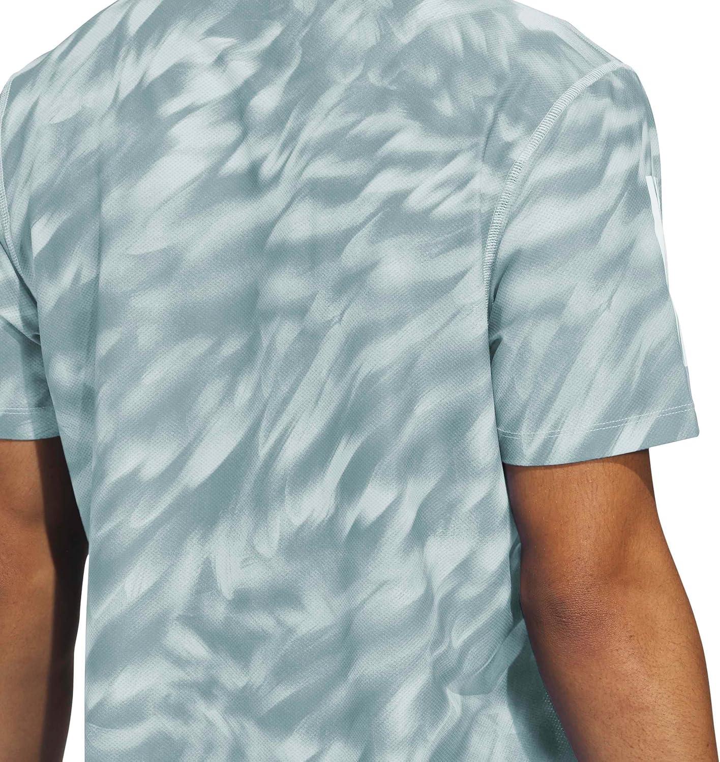 image:imageadidas Mens Own The Run All Over Printed TShirtMint TonPreloved Teal