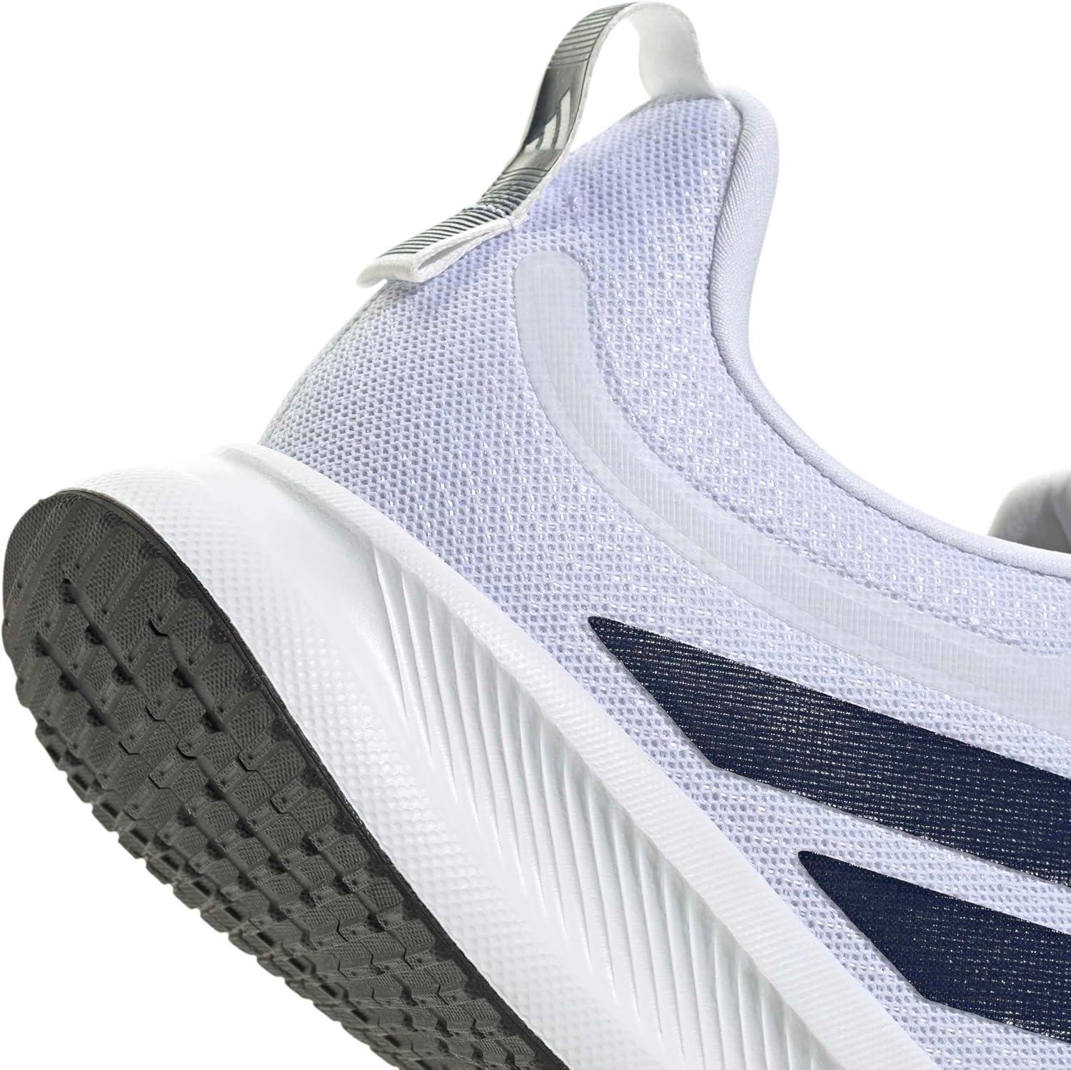 image:imageadidas Mens Runblaze Running Sneakers Shoes WhiteWhiteDark BlueBlack