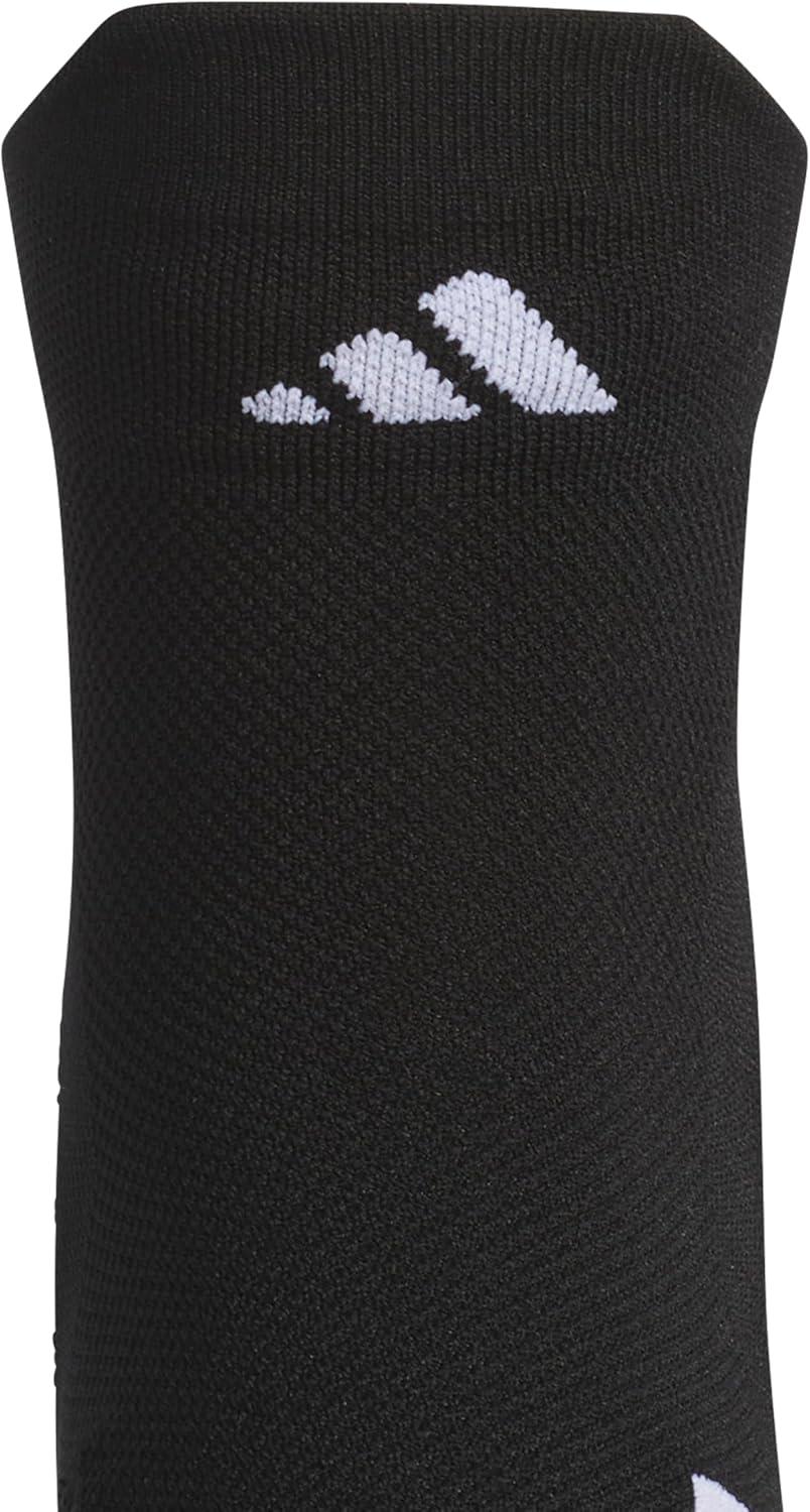 image:imageadidas Unisex Adizero Running Quarter Ankle Socks 1 Pair Performance amp TrainingQuarterBlackWhite