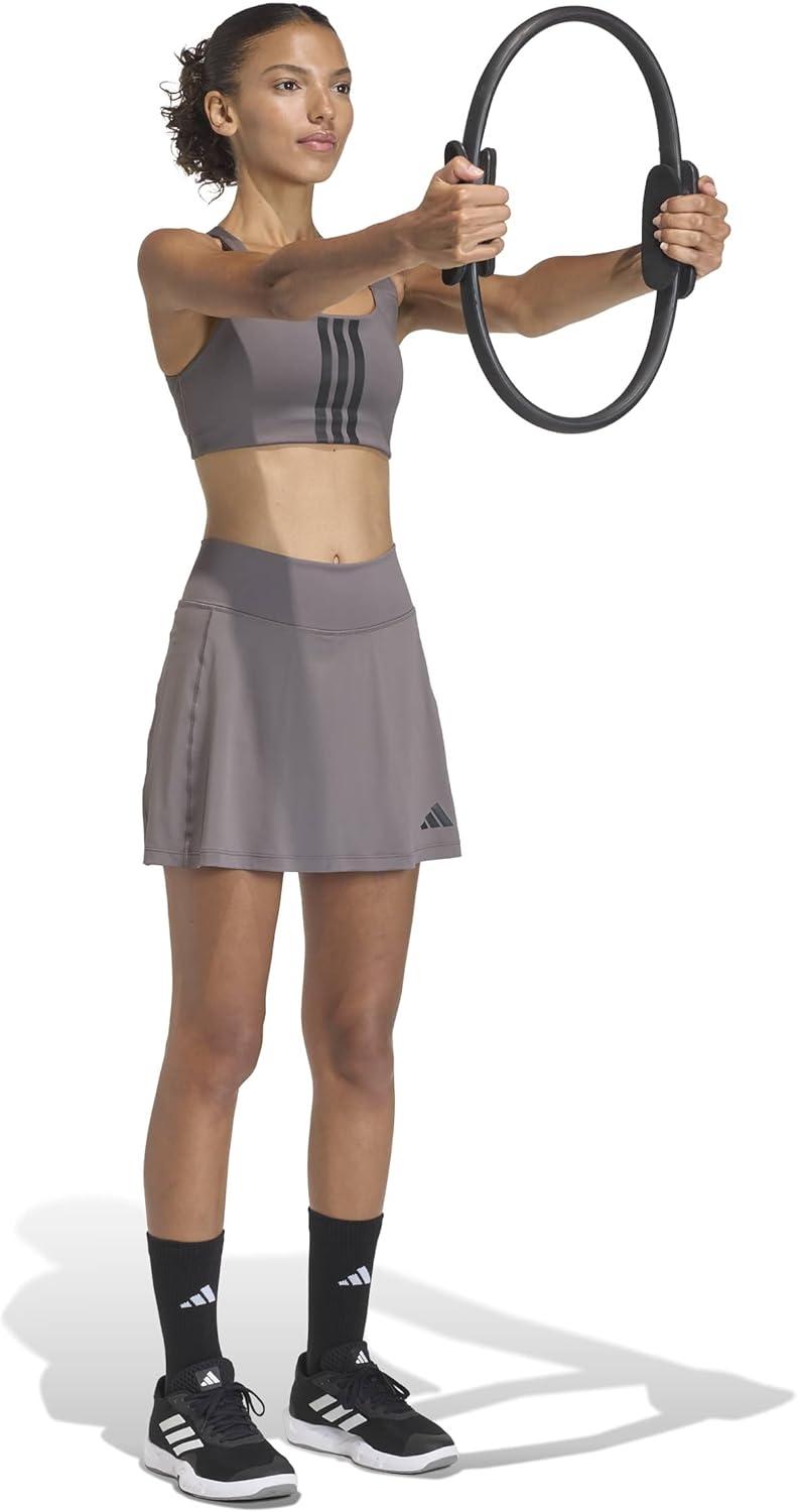 image:imageadidas Womens Optime Workout SkortCharcoal