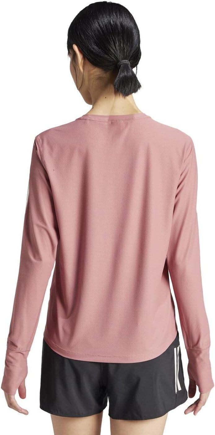 image:imageadidas Womens Own The Run Long Sleeve TeePreloved Crimson