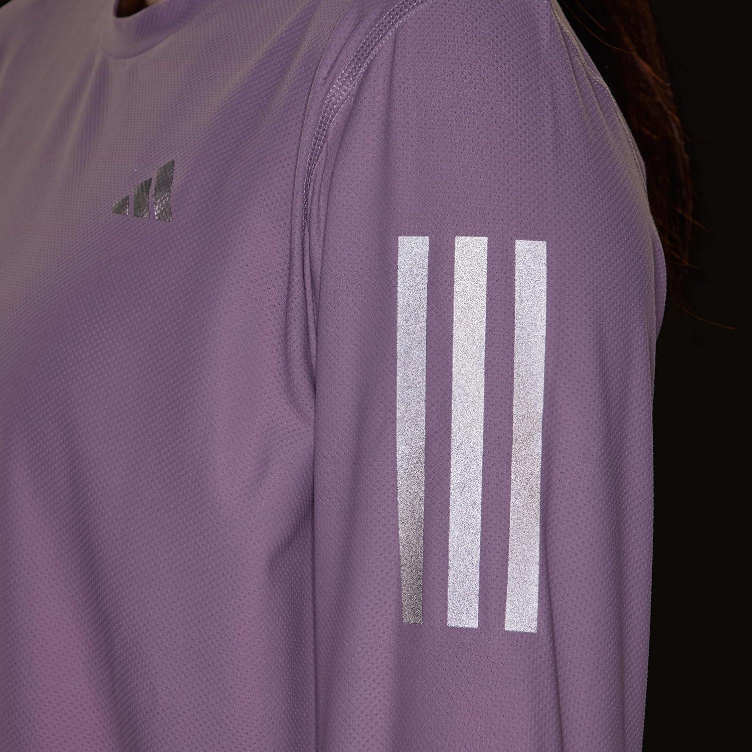 image:imageadidas Womens Own The Run Long Sleeve TeePreloved Fig