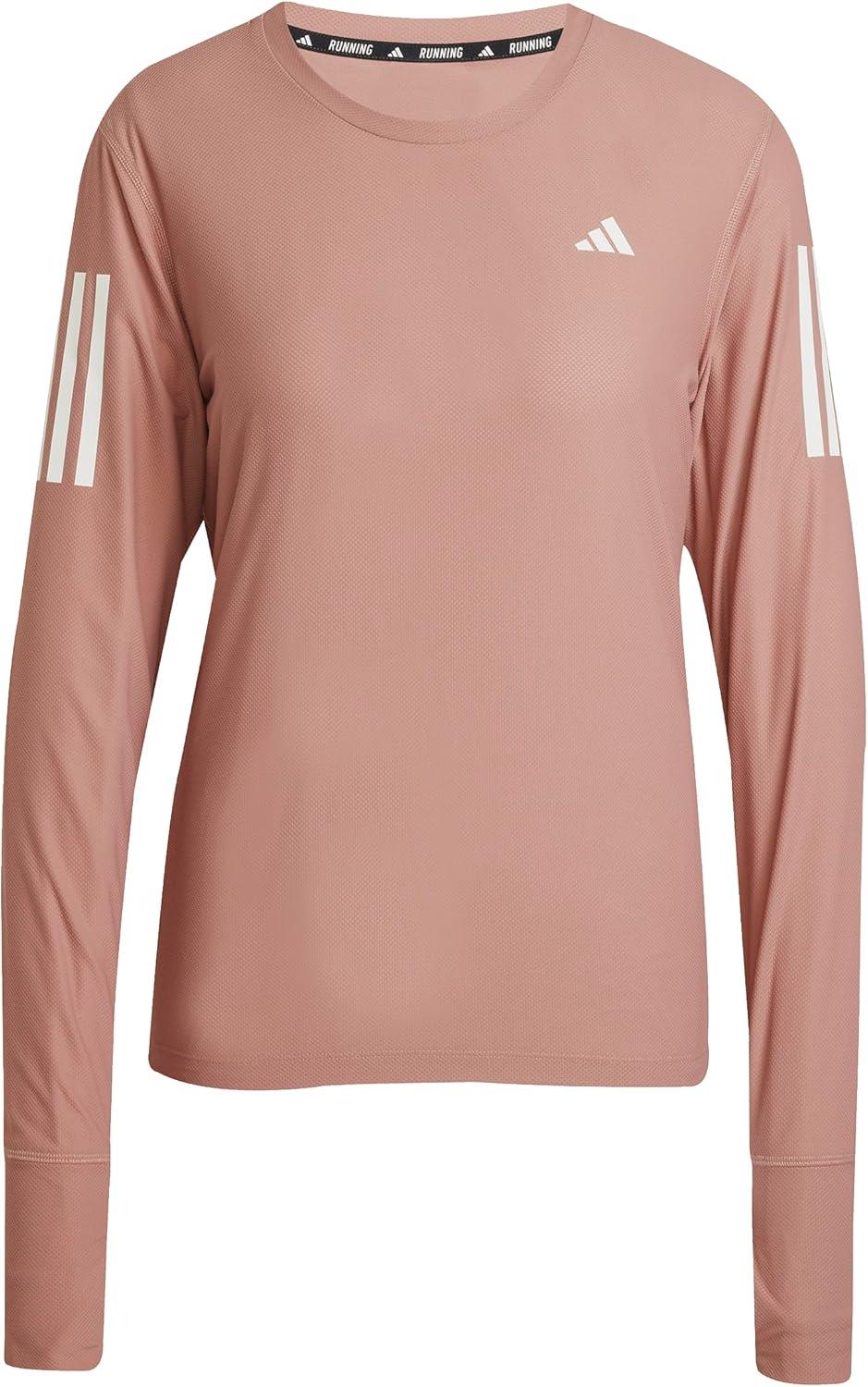 image:imageadidas Womens Own The Run Long Sleeve TeeWarm Clay