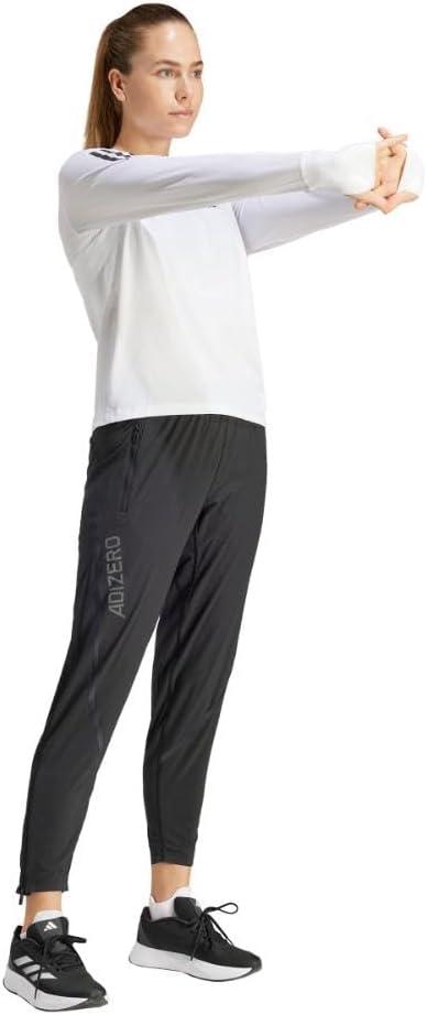 image:imageadidas Womens Own The Run Long Sleeve TeeWhite