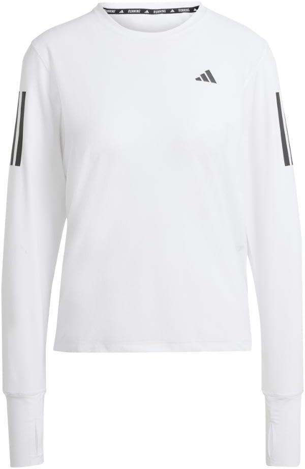 image:imageadidas Womens Own The Run Long Sleeve TeeWhite